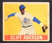 1949 Leaf #136 Cliff Aberson Short Sleeve 