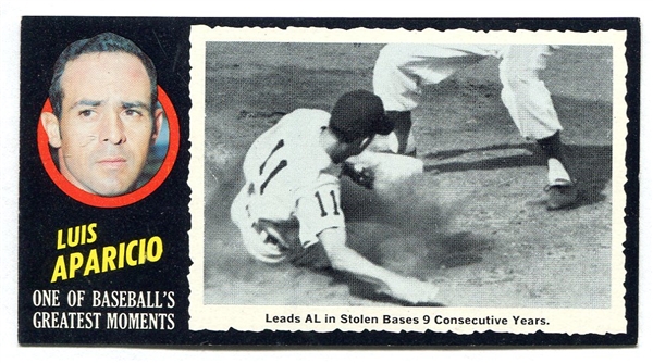 1971 Topps Greatest Moments #51 Luis Aparicio