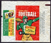 1960 Topps Football 5 Cent Wrapper 