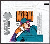 1972 Topps Baseball Wrapper