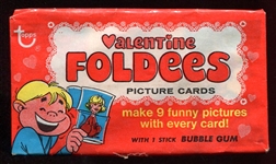 1970 Topps Valentines Foldees Unopened Pack