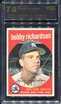 1959 Topps #76 Bobby Richardson FCG 7
