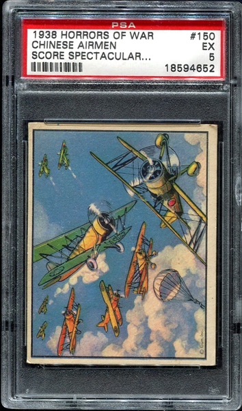 1938 Horrors of War #150 Chinese Airmen PSA 5