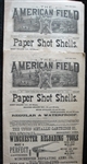 1886 The American Field Shooting and Hunting Newspaper 2 Issues