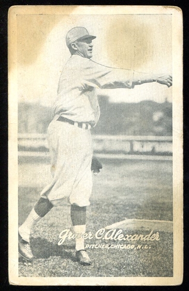 1921 Exhibits Grover Cleveland Alexander Chicago Cubs