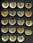 1965 & 1966 NFL Coke Caps Lot of 19