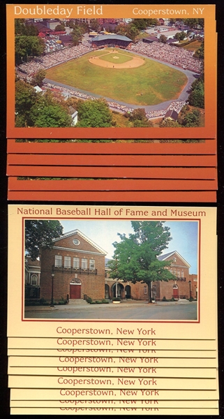 Cooperstown New York BB HOF Postcard Lot of 15