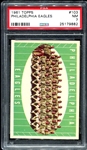 1961 Topps #103 Eagles Team Card PSA 7