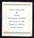1933 Tattoo Orbit Phil Collins Philadelphia Phillies