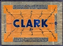 Vintage Clark Bar 5 Cent Wrapper D. L. Clark Co.