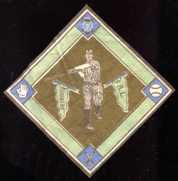 1914 B18 Blanket Ray Demmitt Detroit Scarce Brown Infield 