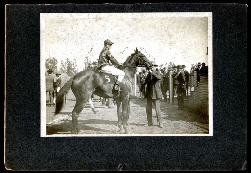 HOF Jockey Vincent Powers w/Steeplechase Horse Kiota