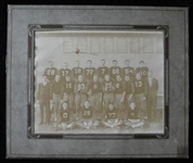Early 1900's Football Team Photo Creedman Cambridge Mass.