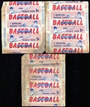 1952 Bowman Baseball Wrappers Lot of 3