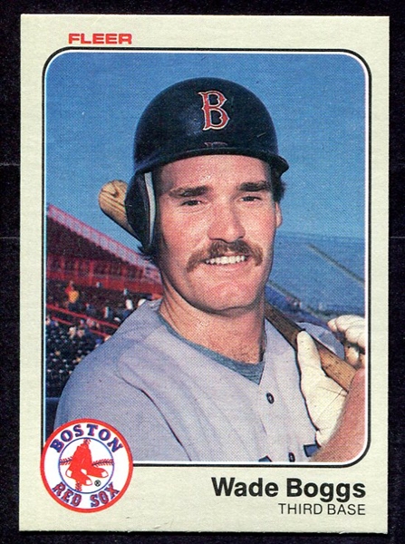 1983 Fleer #179 Wade Boggs Nrmt/Mt