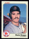 1983 Fleer #179 Wade Boggs Nrmt/Mt