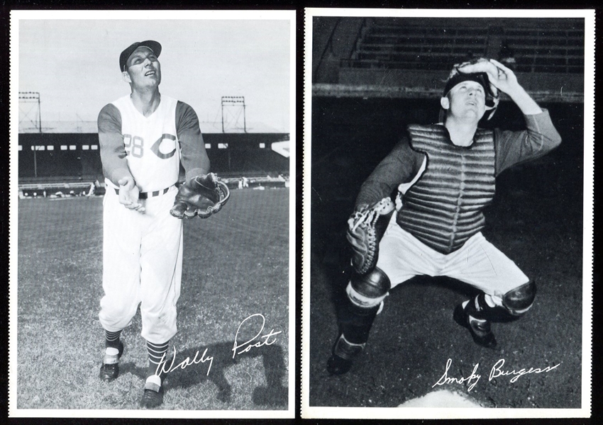 1957 Sohio Gas Indians/Reds 4 Different