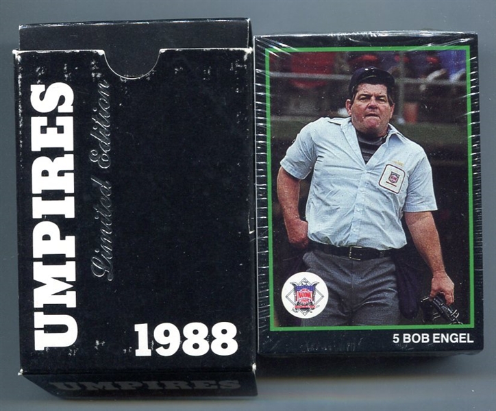 1988 T & M Umpires Limited Edition Boxed/Sealed Set