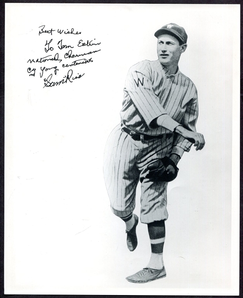 Sam Rice Autographed Photo