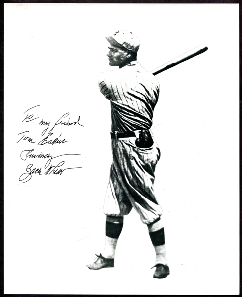 Zack Wheat Autographed Photo