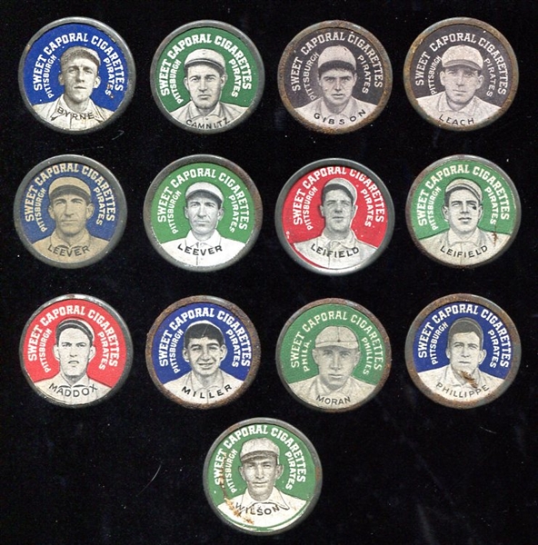 Domino Discs 13 Different Pittsburgh Pirates