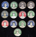 Domino Discs 13 Different Pittsburgh Pirates