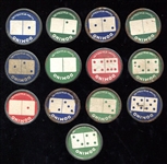 Domino Discs 13 Different Pittsburgh Pirates