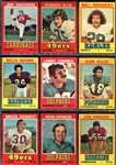 1974 1975 & 1976 Wonder Bread Football Sets