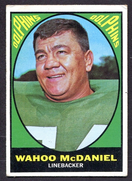 1967 Topps Wahoo McDaniel