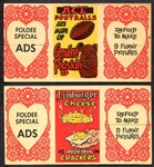 1963 Topps Valentines Foldees 8 Different