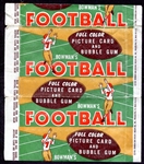 1954 Bowman Football Wrapper