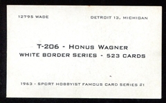 1964-67 Sport Hobbyist #1 Honus Wagner