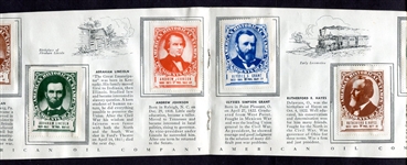 1936 American Oil U. S. Presidents Stamp Album