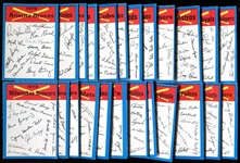 1973 O-Pee-Chee Baseball Team Checklist Complete Set