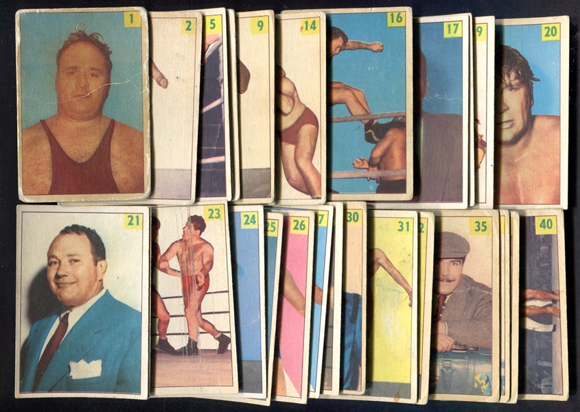 1955 Parkhurst Wrestling Partial Set 77 of 121