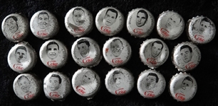 1964-65 Boston Bruins Coke 19 Bottle Caps 