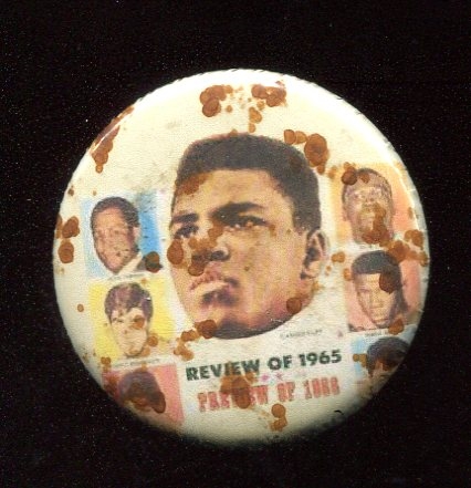 1966 Cassius Clay/Muhammad Ali Pinback