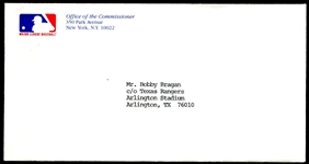 Peter Uberroth Signed MLB Letterhead