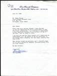Don Newcombe Signed Business Letterhead