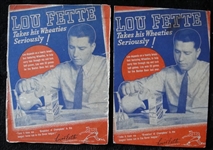Lou Fette 1938 Wheaties Series 11