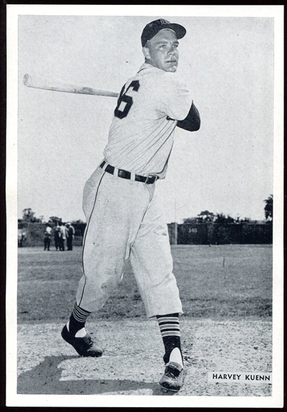 1954 All-Star Photo Harvey Kuenn Detroit Tigers