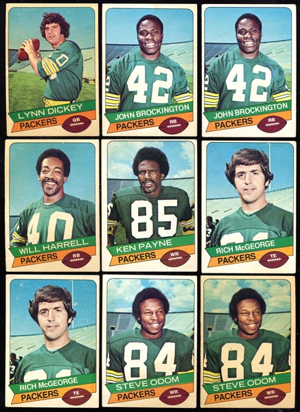 1977 Topps Holsum Bread Green Bay Packers Set + Dupes