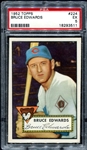 1952 Topps #224 Bruce Edwards PSA 5