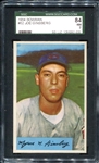 1954 Bowman #52 Joe Ginsberg SGC 84