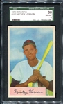 1954 Bowman #152 Mickey Vernon SGC 88
