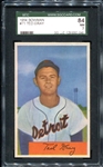 1954 Bowman #71 Ted Gray SGC 84