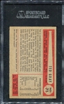 1954 Bowman #71 Ted Gray SGC 84