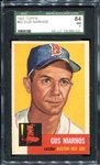 1953 Topps #63 Gus Niarhos SGC 84