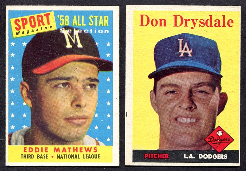 1958 Topps Drydale & Mathews 