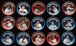 1964 Topps Coins 15 Different All-Stars